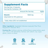 Clear Formulas Diosmin 500mg 180 capsules
